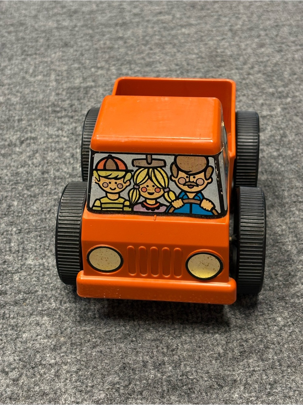 1970’s Tupperware Toys Pick-Em-Up Truck Orange Good Shape
